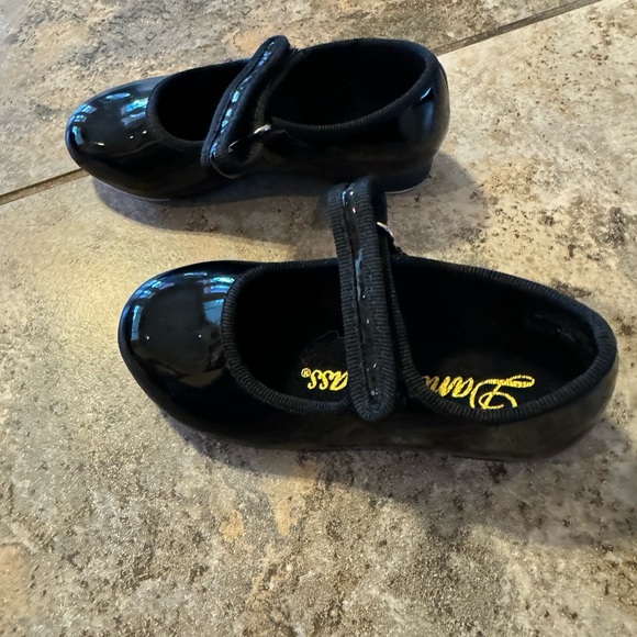 Dance Class Mary Jane Strap TAP SHOES MJ100 Black Youth Size 7 - Picture 5 of 8